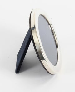 Vintage English Oval Sterling Silver Photo Frame by Carrs Sheffield 1986 20th C