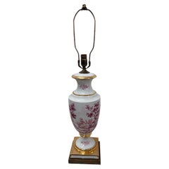 Vintage English Porcelain Lamp