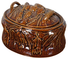 Vintage English Portmeirion 3 Oven to Table Lidded Casserole Hunt Game Dish