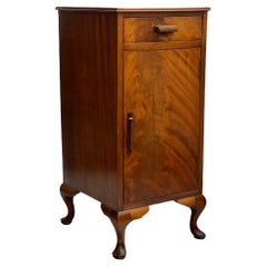 Vintage English Record Cabinet or Side Table