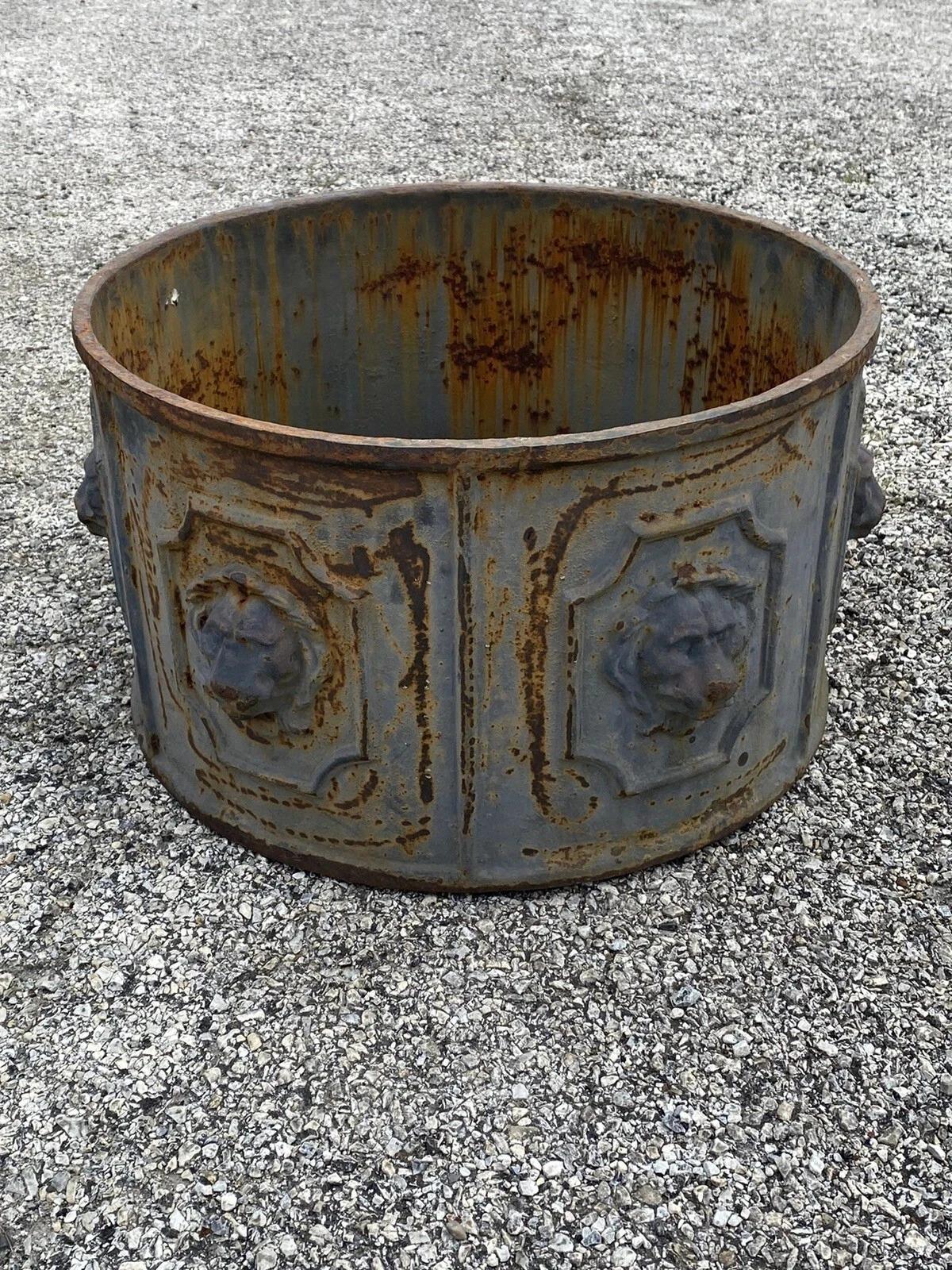 Vintage English Regency Style Cast Iron 20