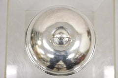 Englische 10" runde Servierplatte im Regency-Stil, Vintage