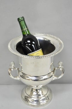 Vintage English Regency Style Versilbert Champagner Kühler Bar Eiskübel