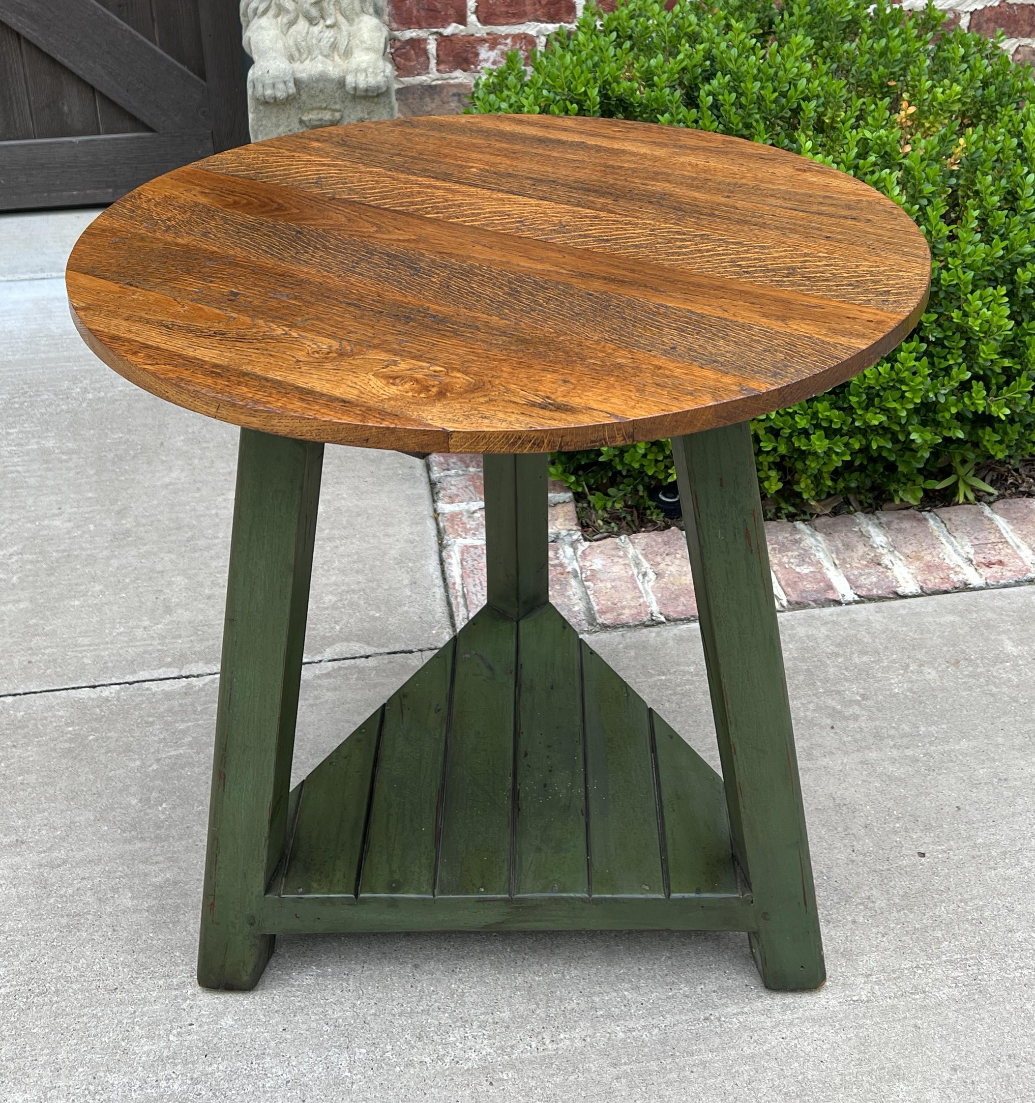 3 leg round side table
