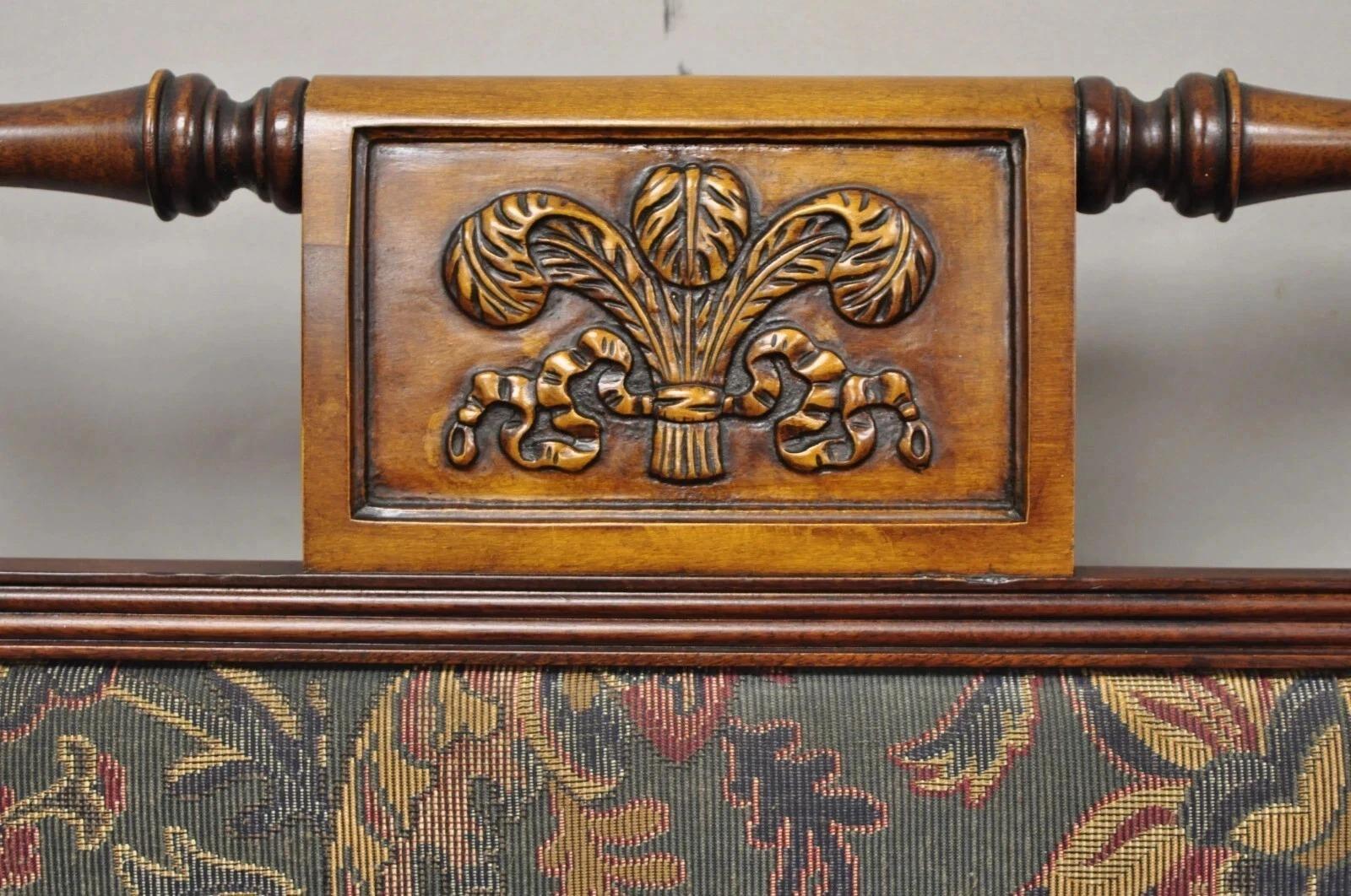 Sconosciuto Sedie da pranzo inglesi d'epoca in stile Sheraton in mogano Prince of Wales - Set di 6 sedie in vendita