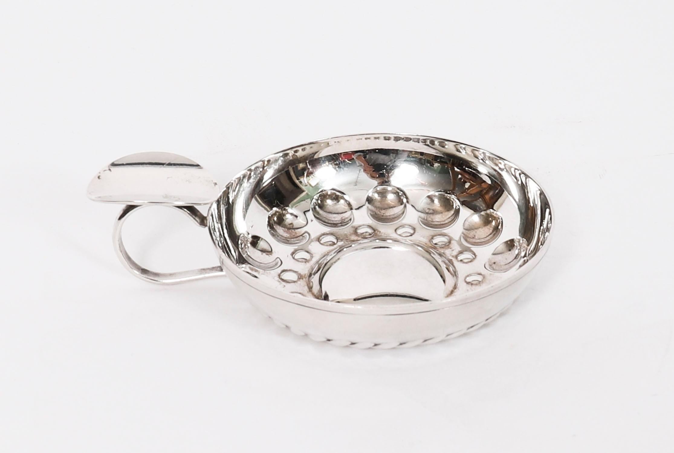 Vintage English Silver Plate Taste Vin Circa 1950 Mid Century In Good Condition For Sale In London, GB