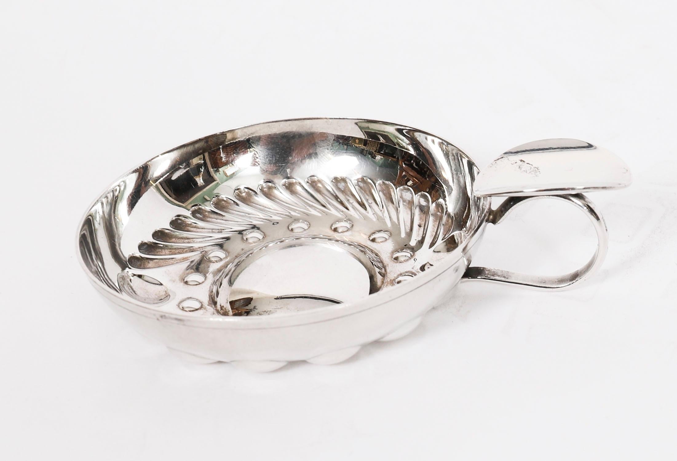 Vintage English Silver Plate Taste Vin Circa 1950 Mid Century For Sale 3