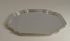 Vintage English Silver Plated Cocktail / Drinks Tray, circa 1920