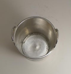 Vintage English Silver Plated Ice Bucket by Elkington and Co.