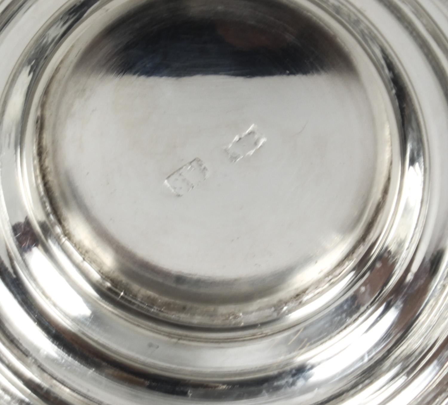 Vintage English Silver Plated Lazy Susan Serving Tray 20th C 11