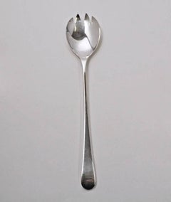 Vintage English Silver Plarted Salad Serving Fork