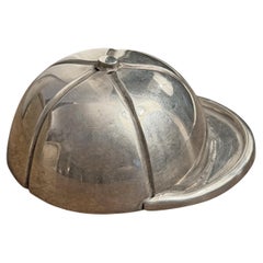 Vintage English Silverplate Jockey Helmet Bottle Opener