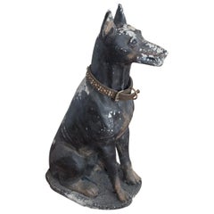 Vintage English Stone Dog