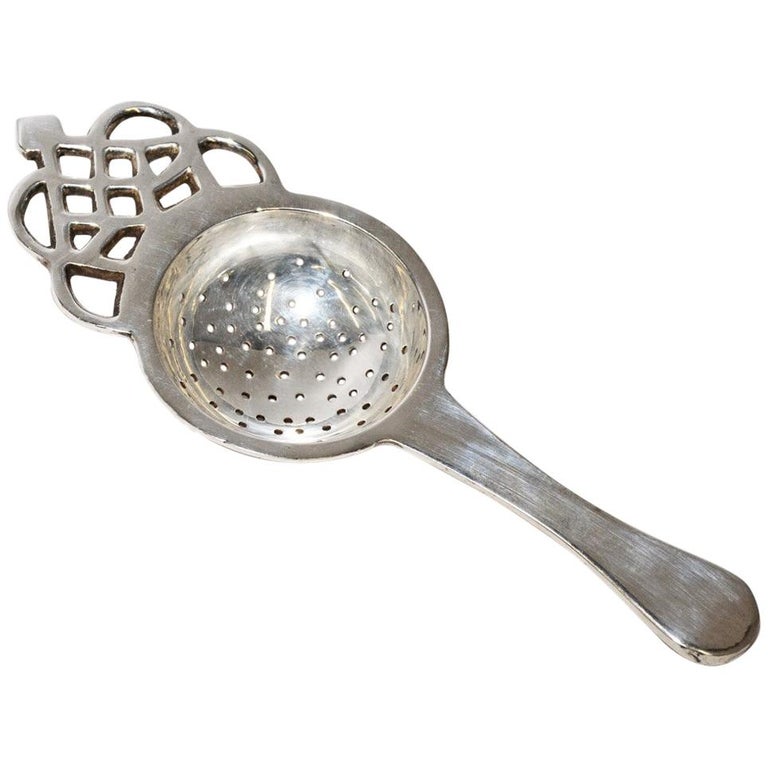 Vintage English Style Tea Strainer at 1stDibs