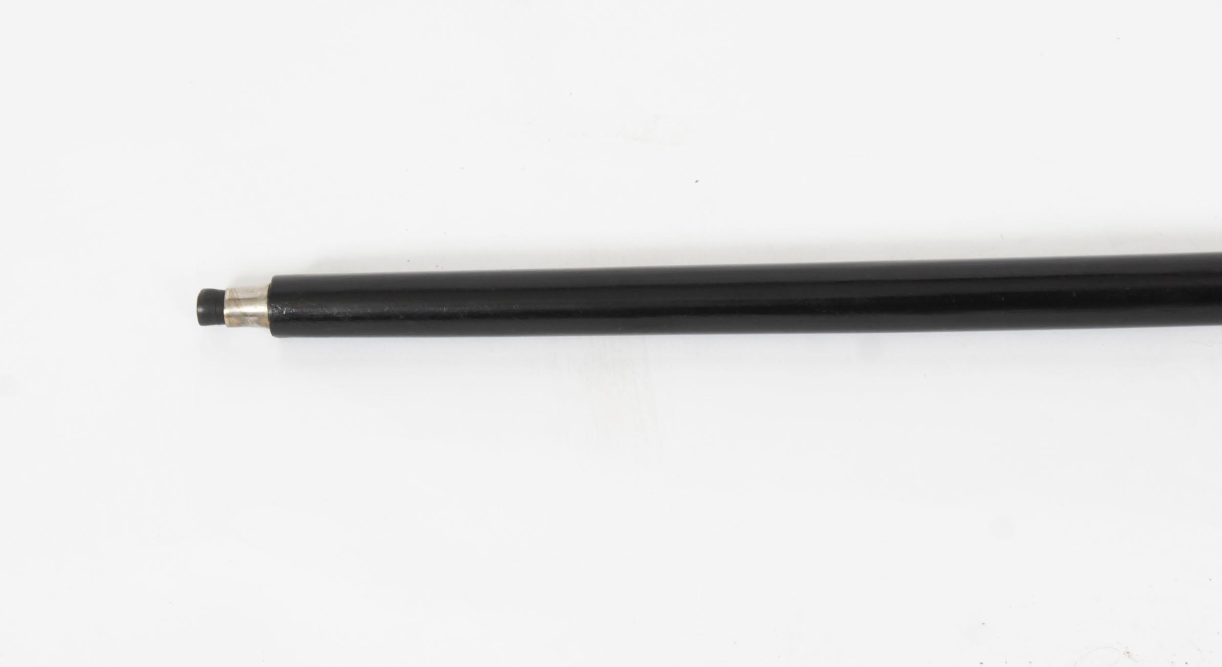 Chrome Vintage English Telescope Walking Stick Cane Dolland 20th Century For Sale