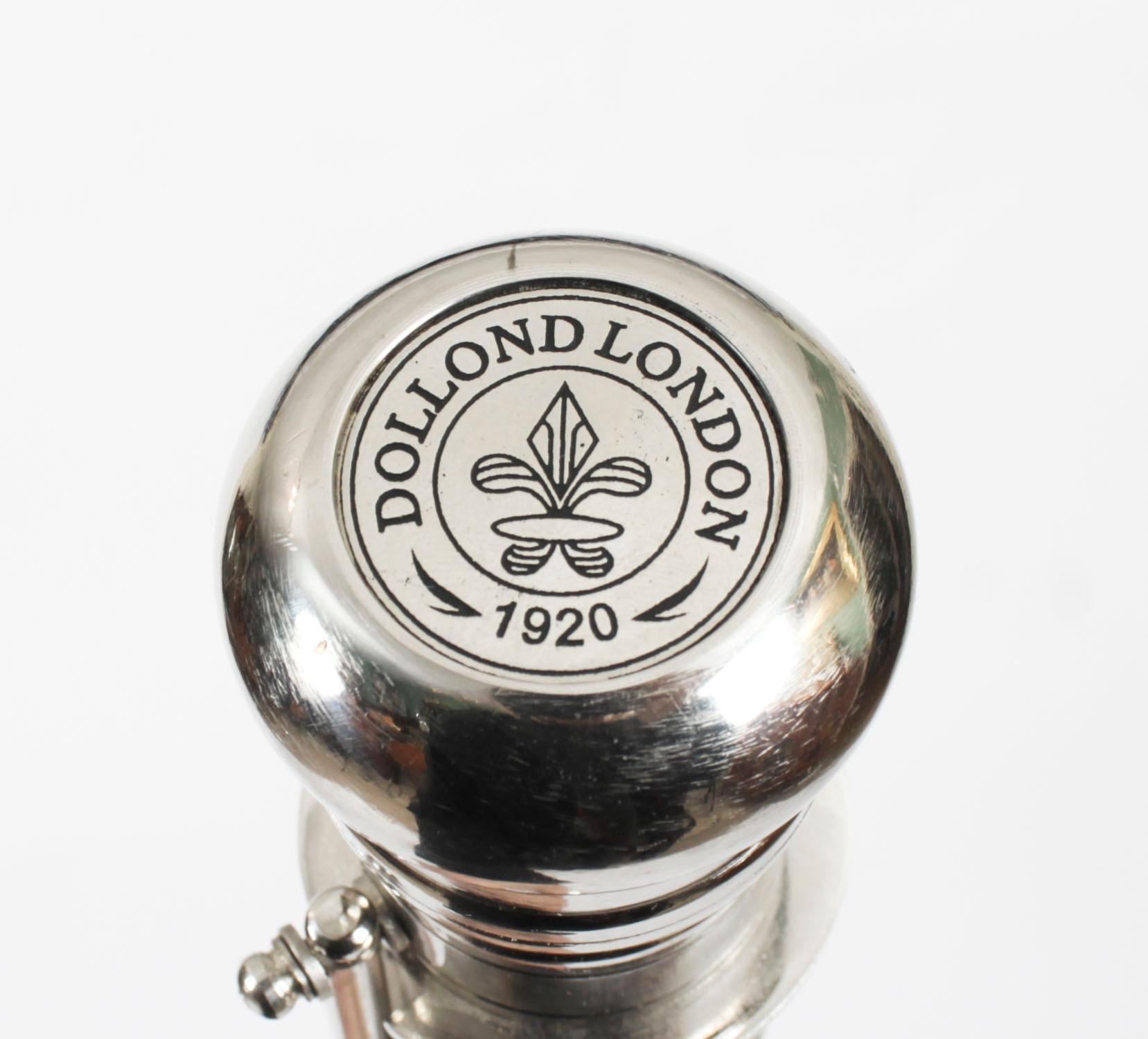Vintage English Telescope Walking Stick Cane Dolland 20th Century For Sale 5