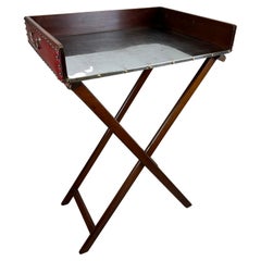 Vintage English Tray Table on Stand 