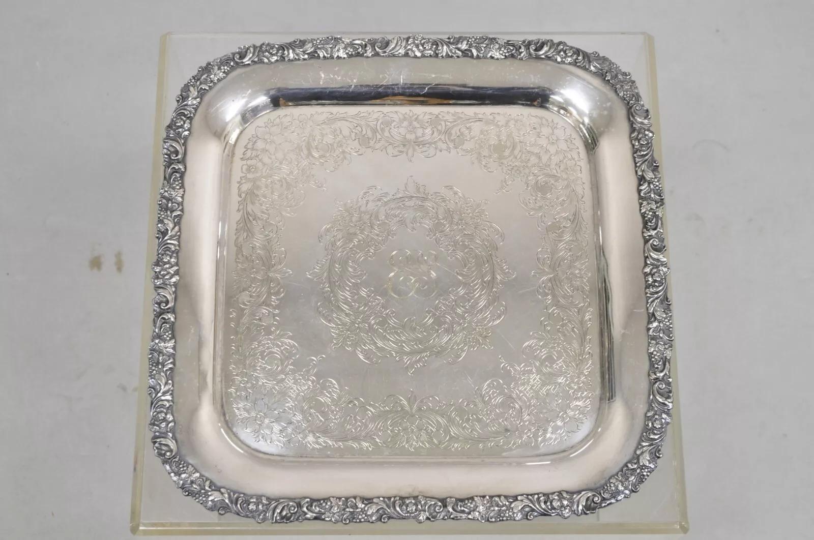 Vintage Inglés Victoriano Plateado 15
