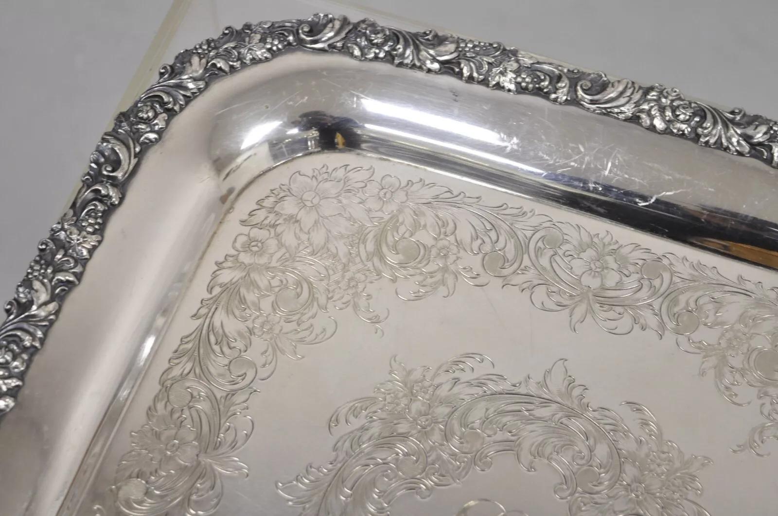 Vintage Inglés Victoriano Plateado 15