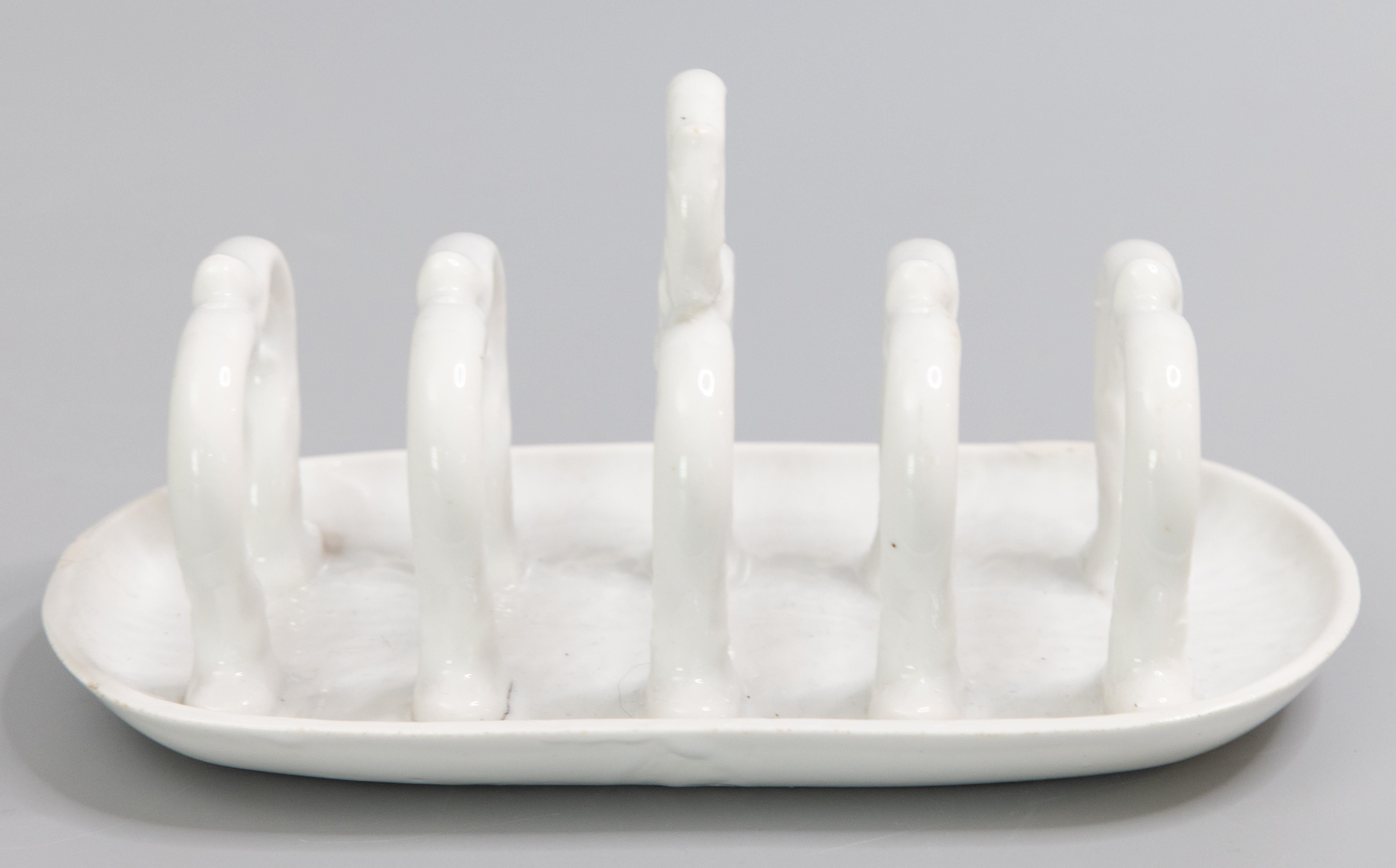 vintage ceramic toast rack