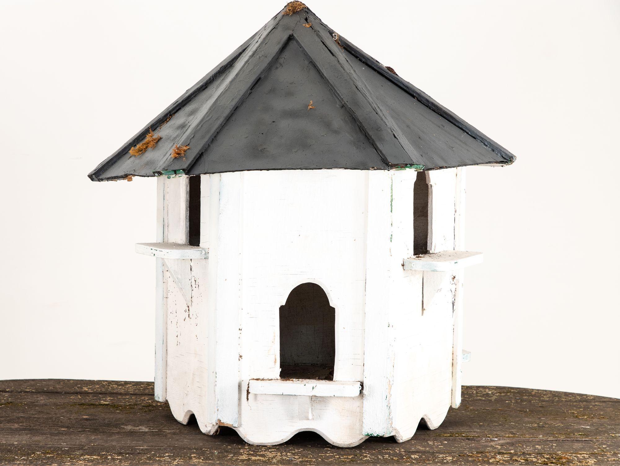 Vintage English Wood Dovecote or Birdhouse For Sale 8