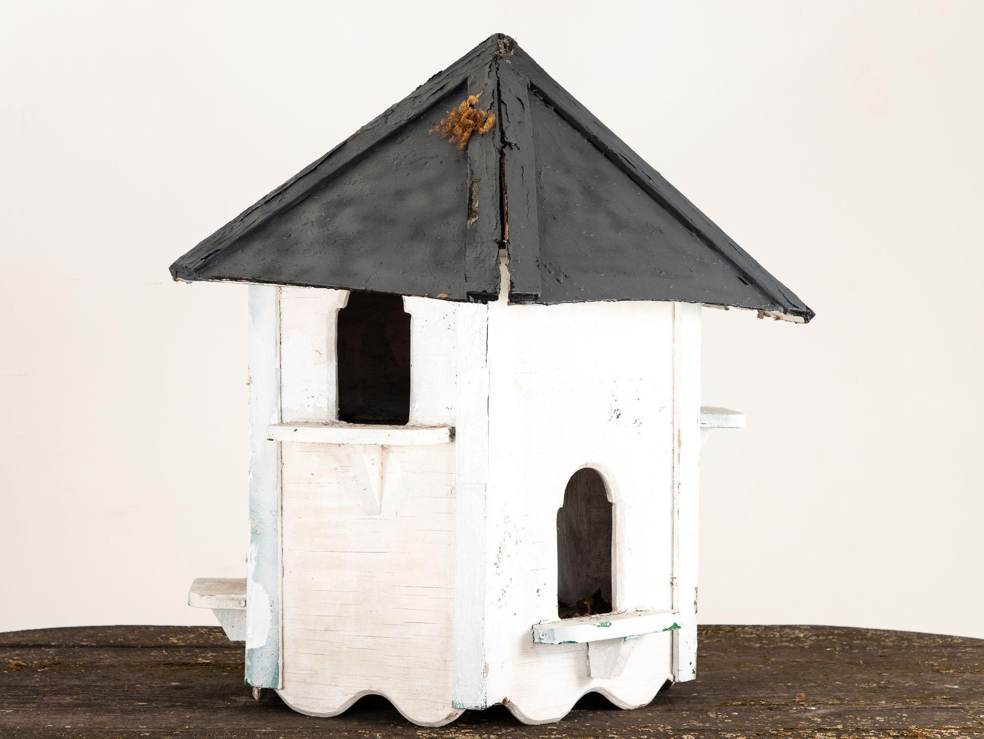 British Vintage English Wood Dovecote or Birdhouse For Sale