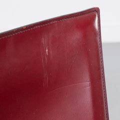 Vintage Enrico Pellizzoni,  Leather 'Pasqualina' Side Chairs - A Pair