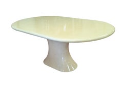 Vintage Enrique Garcel Tessellated Bone Oval Dining Table, 6FT