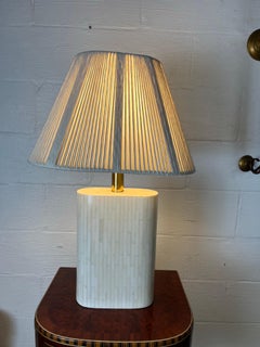Vintage Enrique Garcel Tessellated Table Lamp