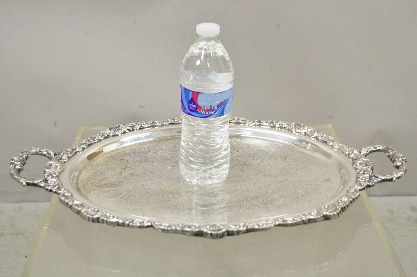 Vintage EPCA Bristol Silver by Poole 73 16 Silver Plated Oval Platter Tray. Item features the original hallmark, very nice vintage item, quality American craftsmanship, great style and form. Circa Early to Mid 20th Century. Measurements:  2
