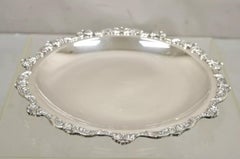 Vintage Epca Old English Silverplate by Poole 5002 Round Platter Dish