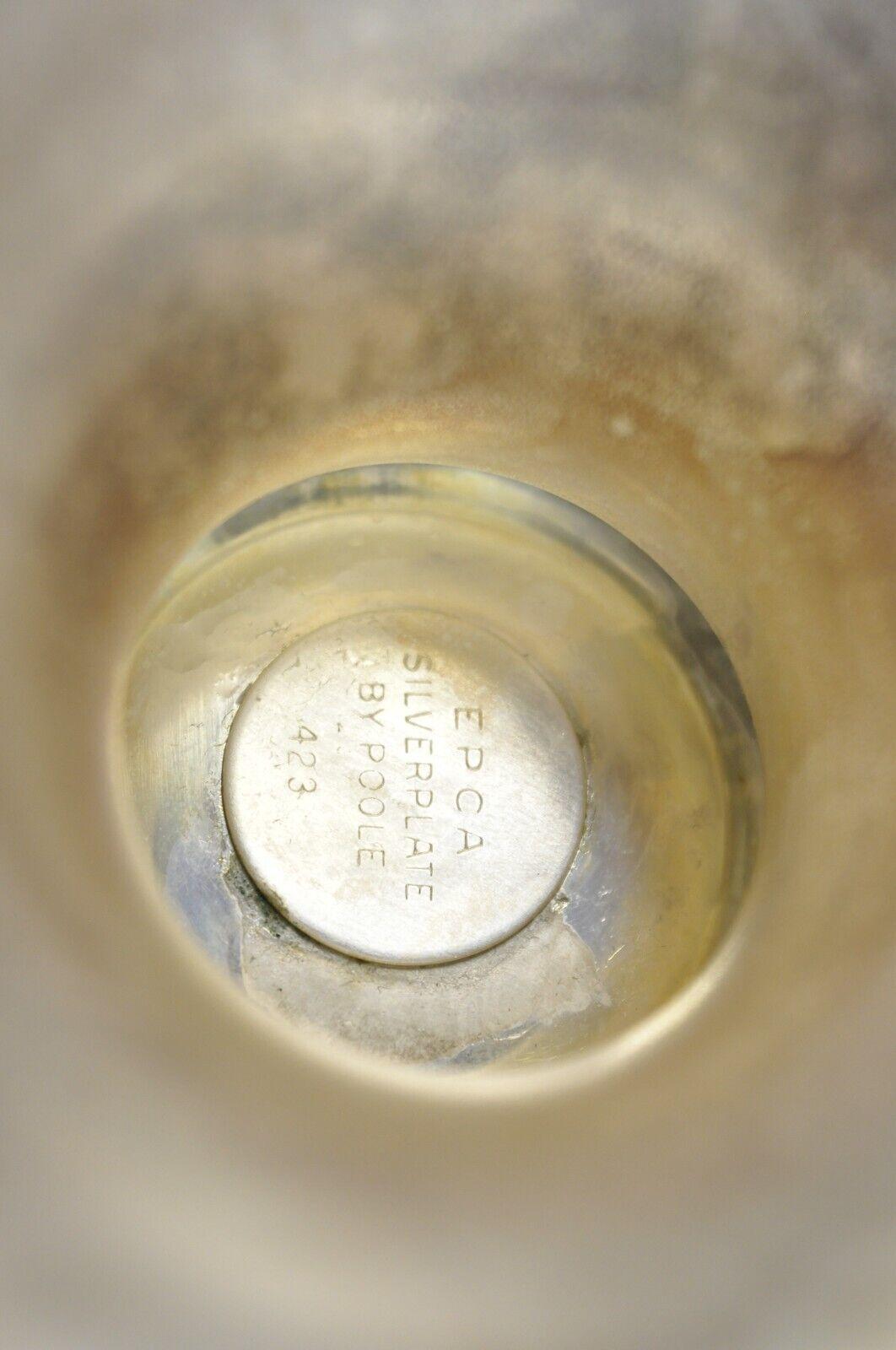 Vintage EPCA Silberblech von Poole 423 Trophäenbecher Champagner-Kühler-Eiskübel, EPCA im Angebot 3