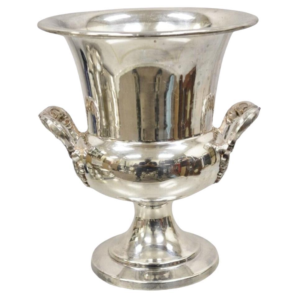 Vintage EPCA Silverplate by Poole 423 Trophy Cup Champagne Chiller Ice Bucket For Sale