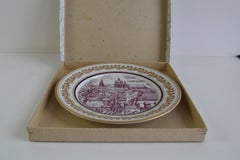 Dekorativer Vintage-Teller Epiag Orion (Prague) mit Motiv