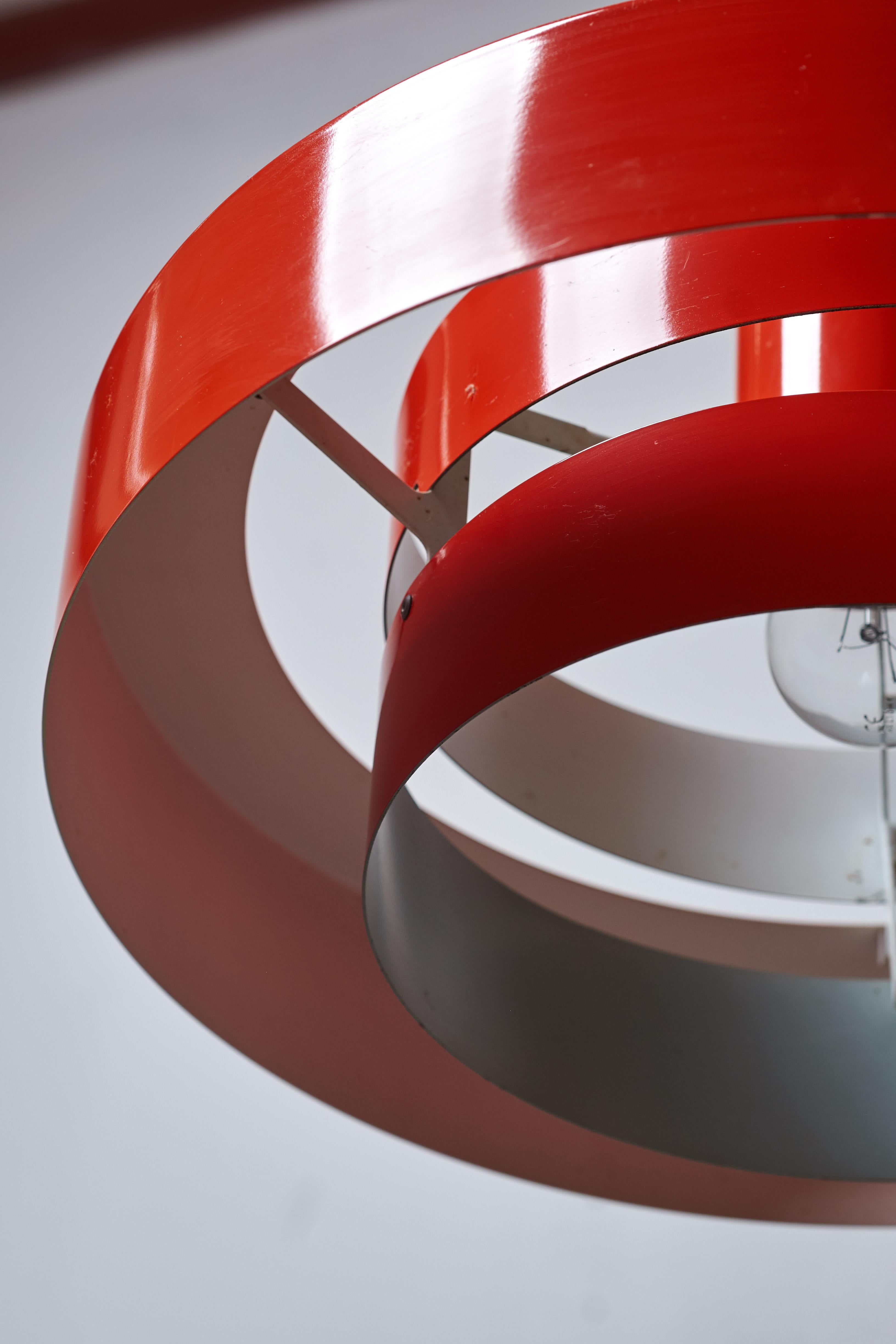 Vintage Equator Lamp by Johannes Hammerborg for Fog & Mørup 3