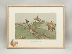 Vintage Equestrian Hunting Print, Snaffles, Charles Johnson Payne