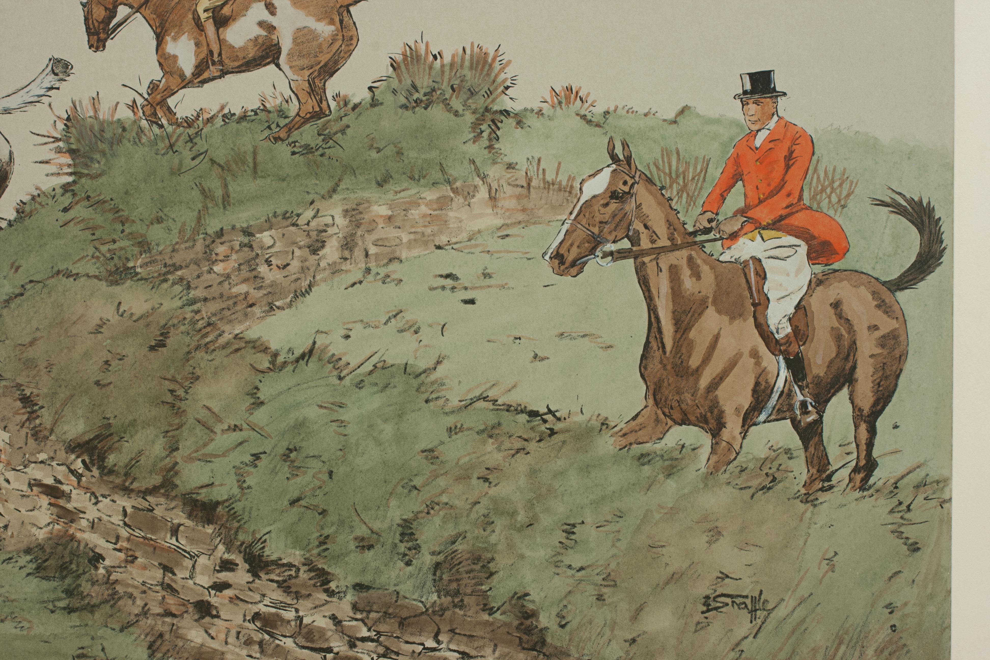 Vintage Equestrian Hunting Print, Snaffles, Charles Johnson Payne For Sale 2