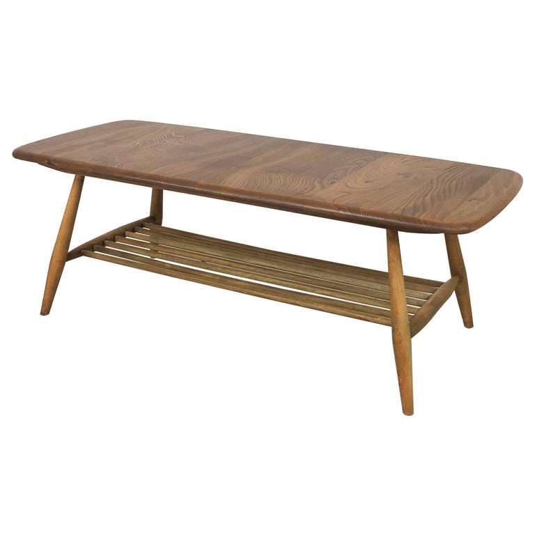 Vintage Ercol Blonde Coffee Table, 1960s at 1stDibs
