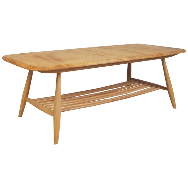 Vintage Ercol Blonde Coffee Table, 1960s at 1stDibs