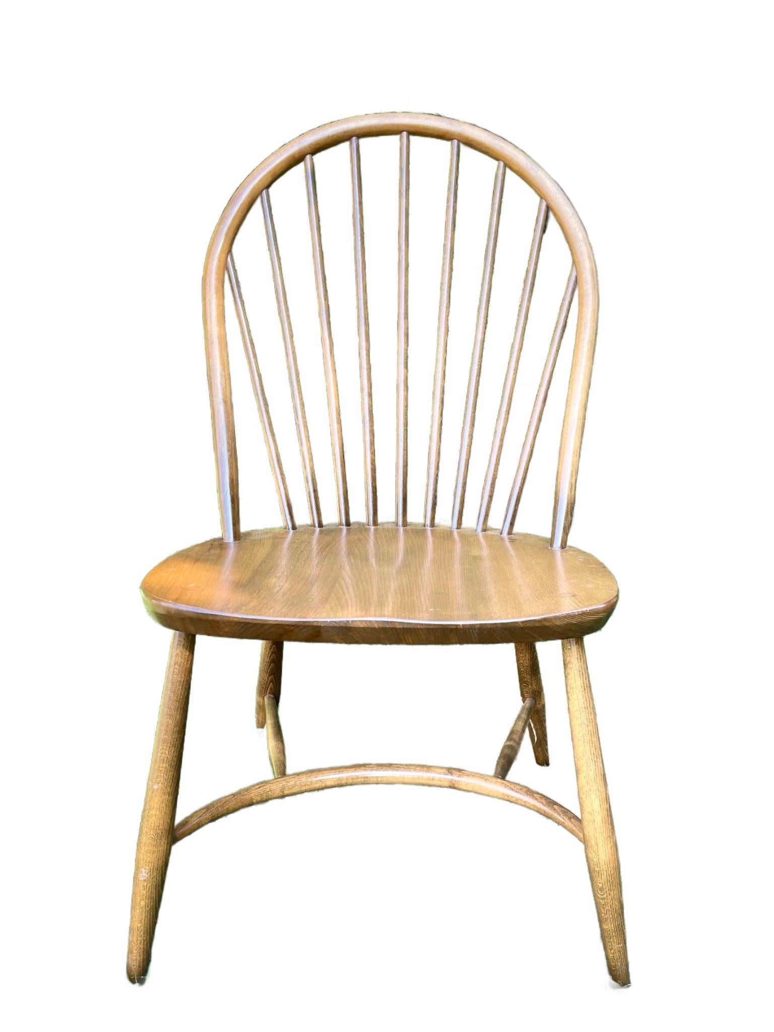 Vintage Ercol Dining Table and Four Rare Model 909 Latimer Steam-Bent Chairs (c. im Angebot 7