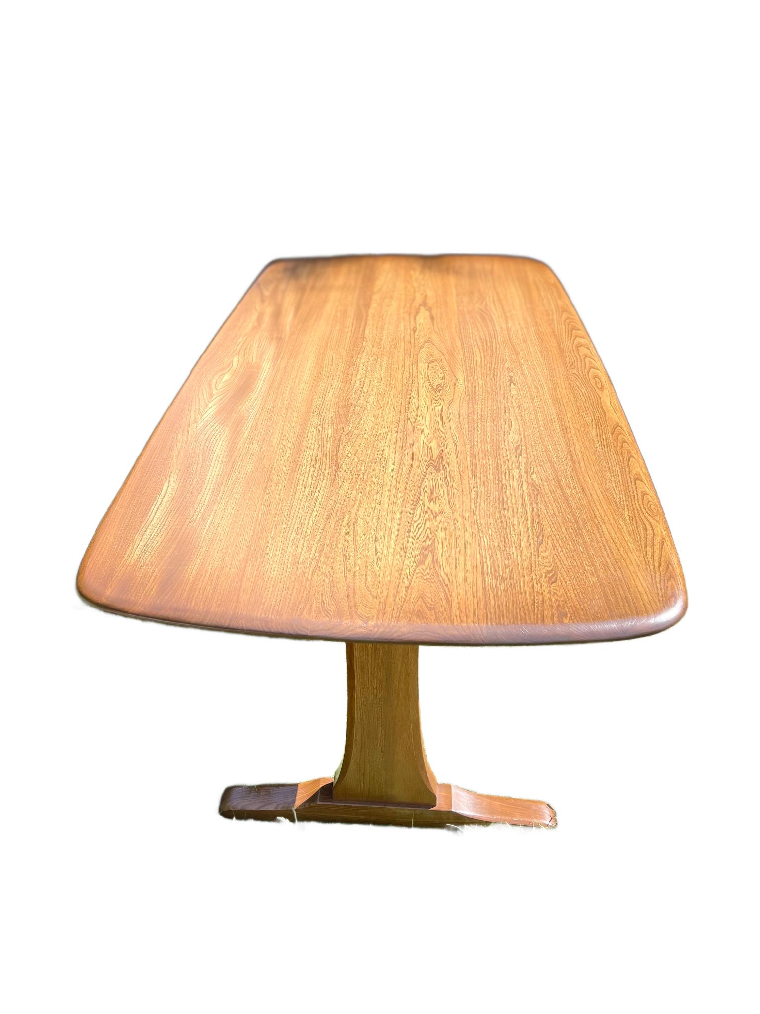 Vintage Ercol Dining Table and Four Rare Model 909 Latimer Steam-Bent Chairs (c. im Angebot 8
