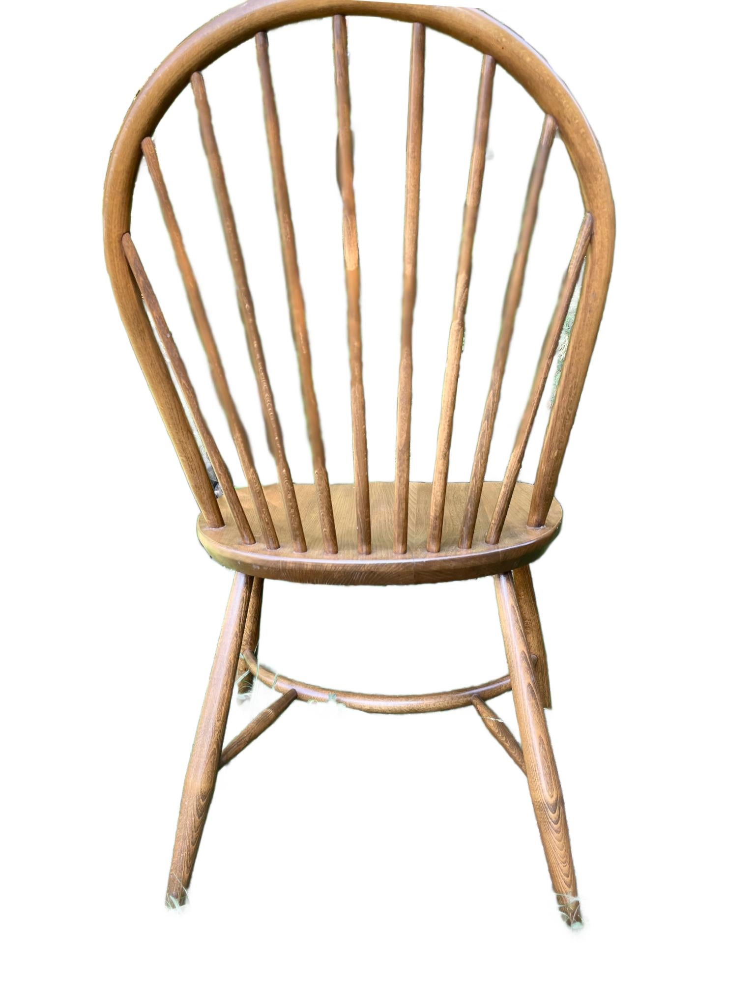Vintage Ercol Dining Table and Four Rare Model 909 Latimer Steam-Bent Chairs (c. im Angebot 9