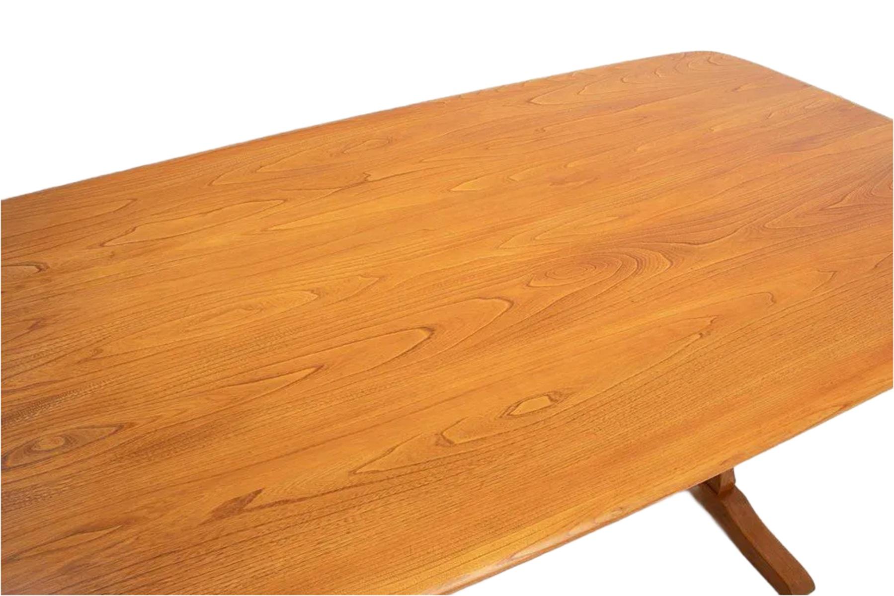 Vintage Ercol Dining Table and Four Rare Model 909 Latimer Steam-Bent Chairs (c. im Angebot 10