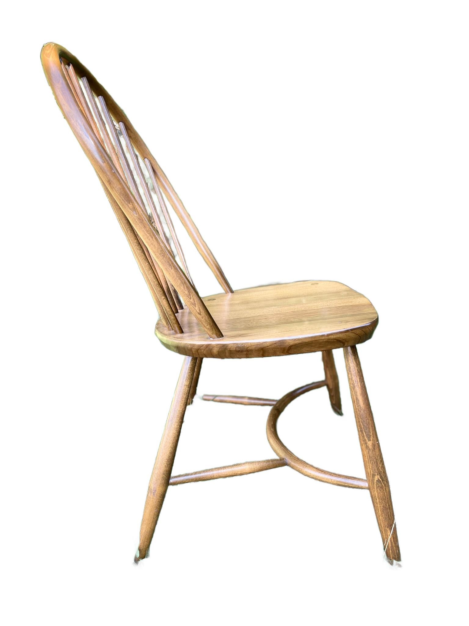 Vintage Ercol Dining Table and Four Rare Model 909 Latimer Steam-Bent Chairs (c. im Angebot 12