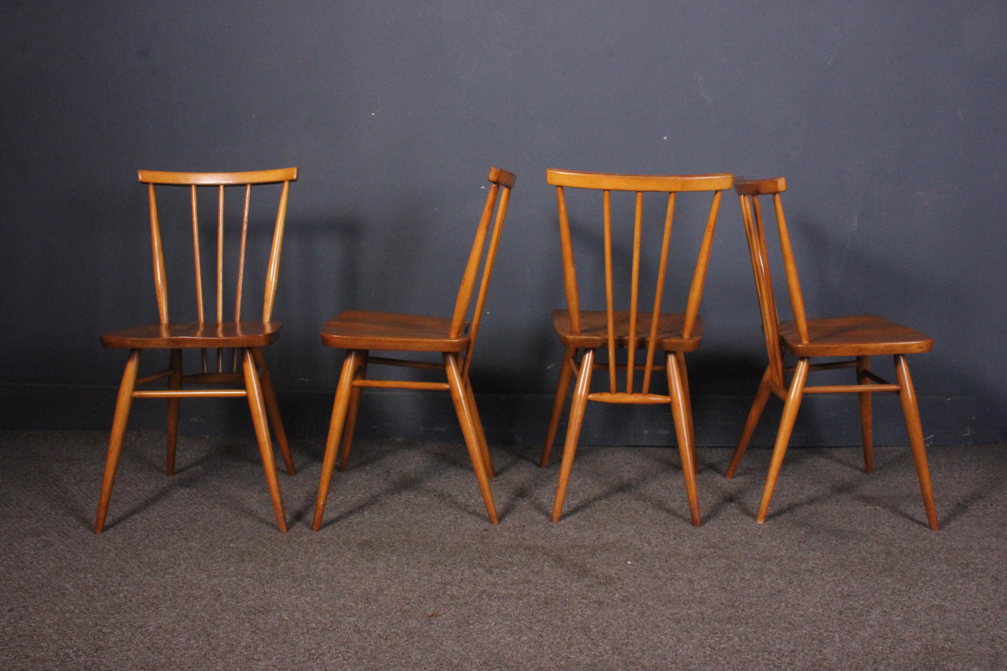 Vintage Ercol Dining Table Breakfast Table and Chairs Lucian Ercolani 2