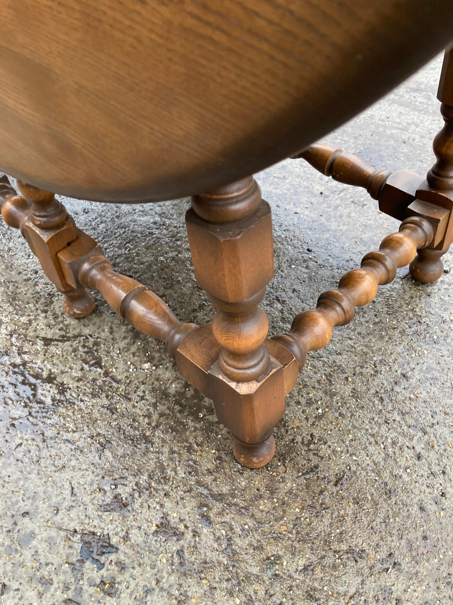 British Vintage Ercol Golden Dawn Gate Leg Coffee, side table