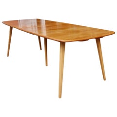 Vintage Ercol Grand Windsor Extending Plank Dining Table - Blue Label Model 444