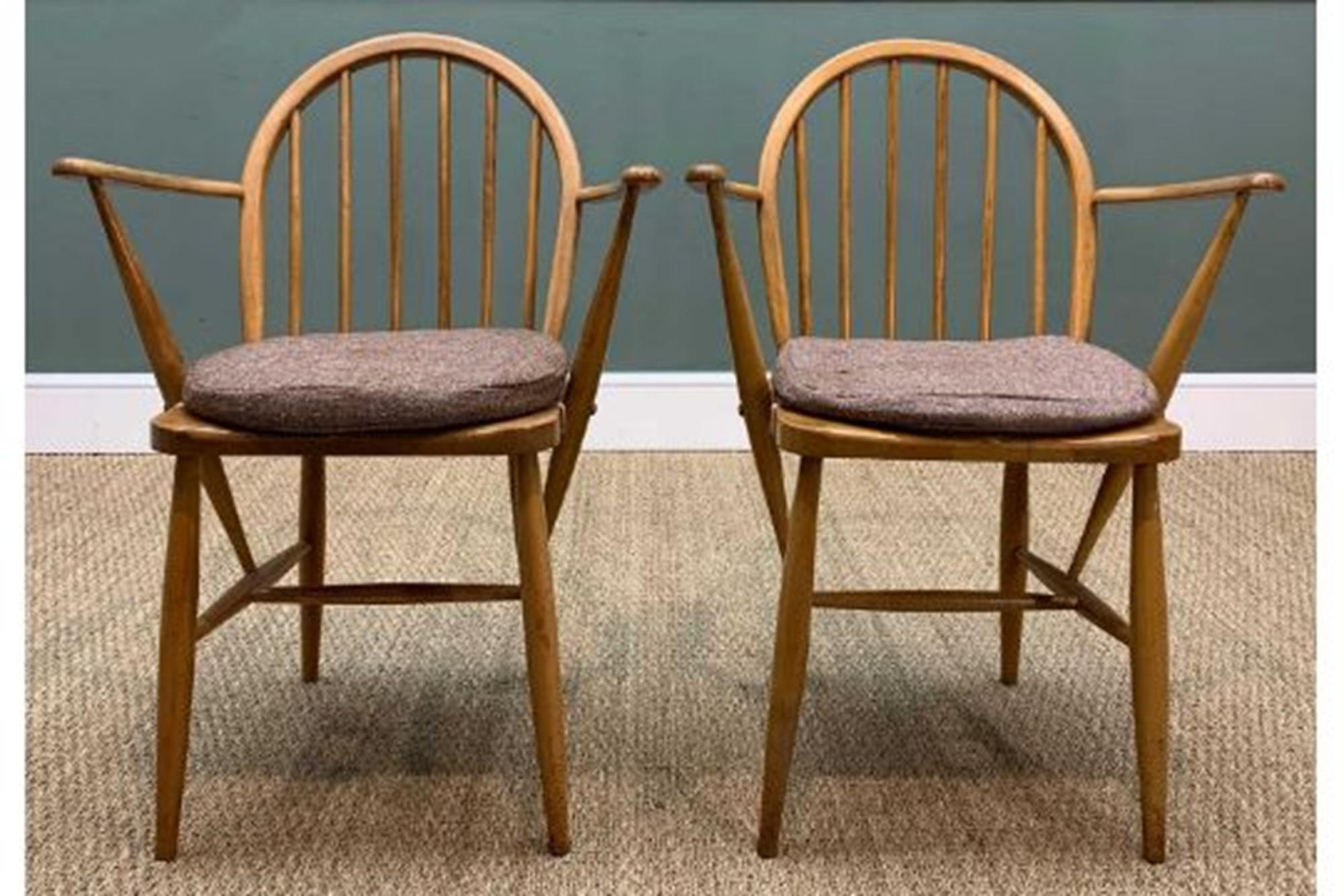 Vintage Ercol Hoop-Back Windsor Dining Chairs 3