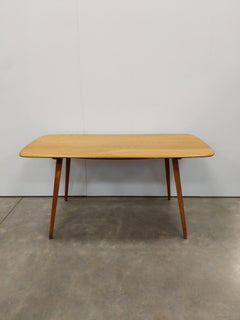 Table de salle à manger Vintage Ercol Mid Century Modern Plank
