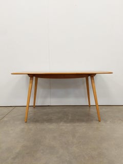 Mesa de comedor vintage Ercol Mid Century Modern Plank